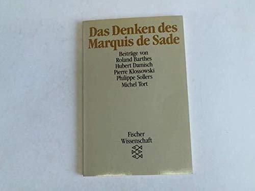 Fischer Wissenschaft Nr. 1480: Das Denken des Marquis de Sade Philosophy