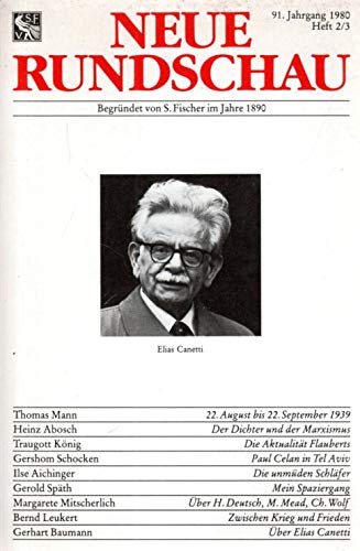 Neue Rundschau, Jahrgang 91, Heft 2 / 3 Books
