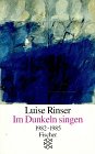 Im Dunkeln singen 1982-1985 Art & Literature