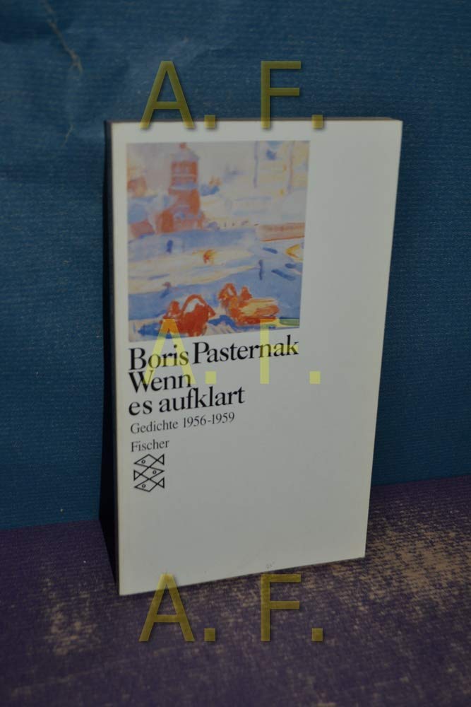 Wenn es aufklart: Gedichte 1956-1959 book