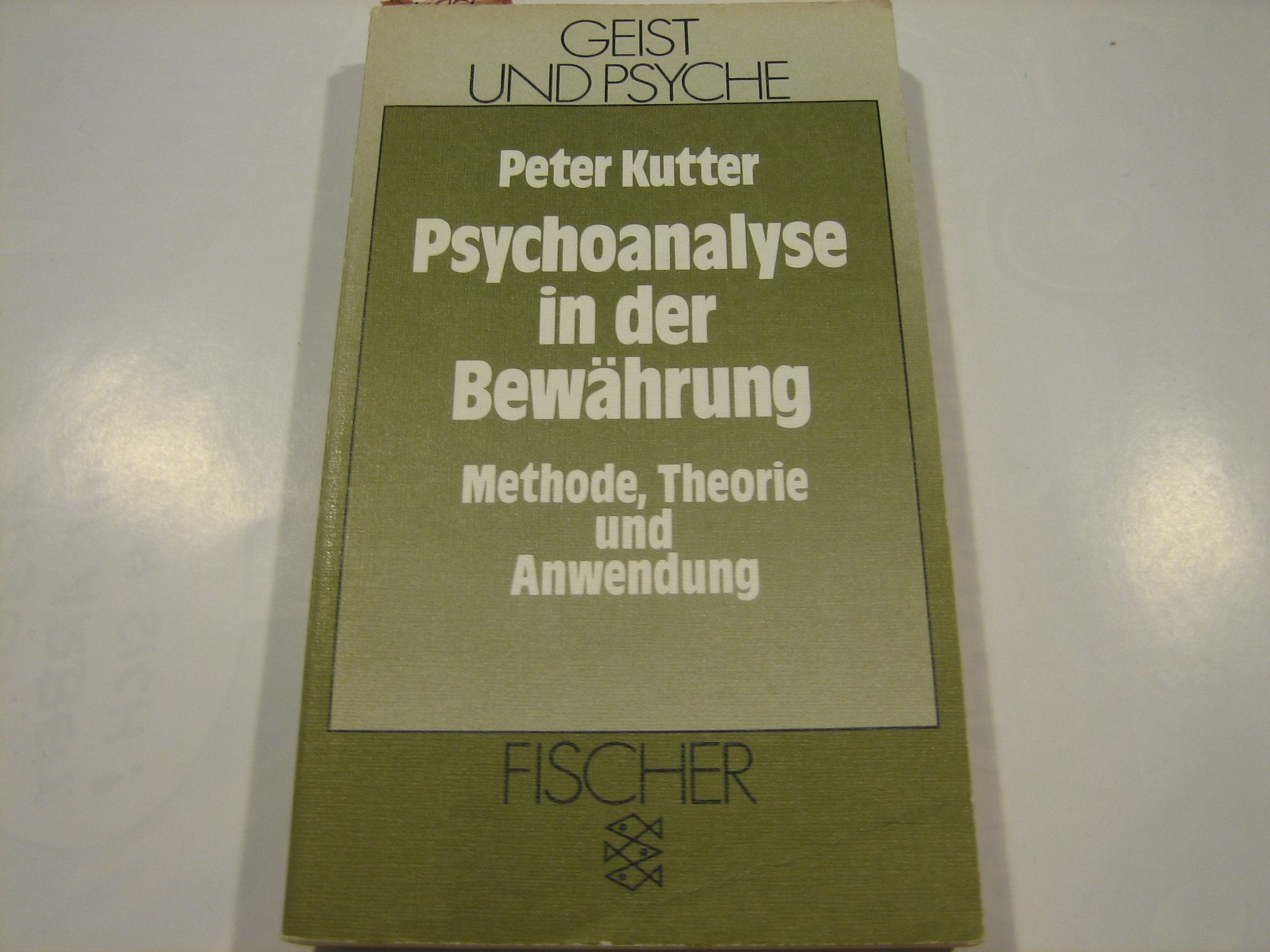 Product Image: Psychoanalyse in der Bewährung: Methode, Theorie und Anwendung