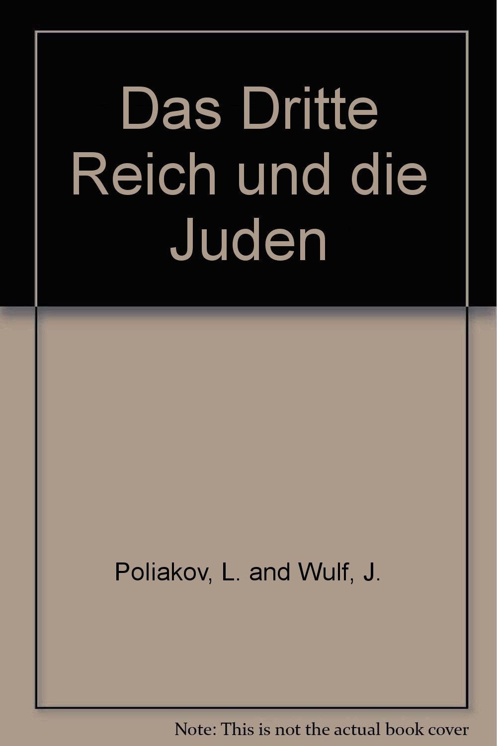 Das Dritte Reich und die Juden: Books