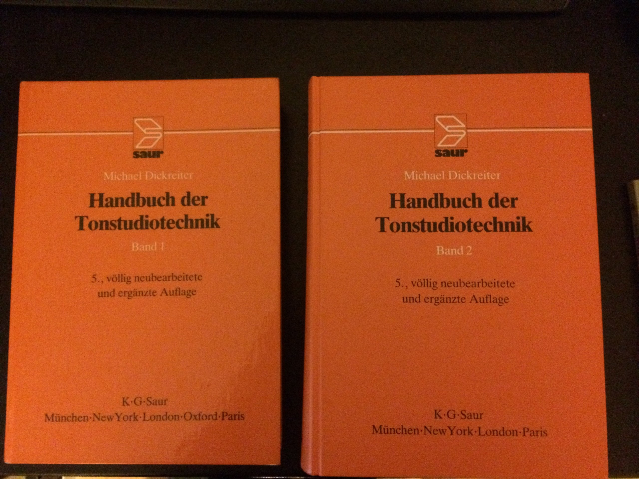 Handbuch der Tonstudiotechnik Sheet Music