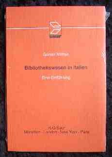 Bibliothekswesen in Italien: eine Einführung Reference Books