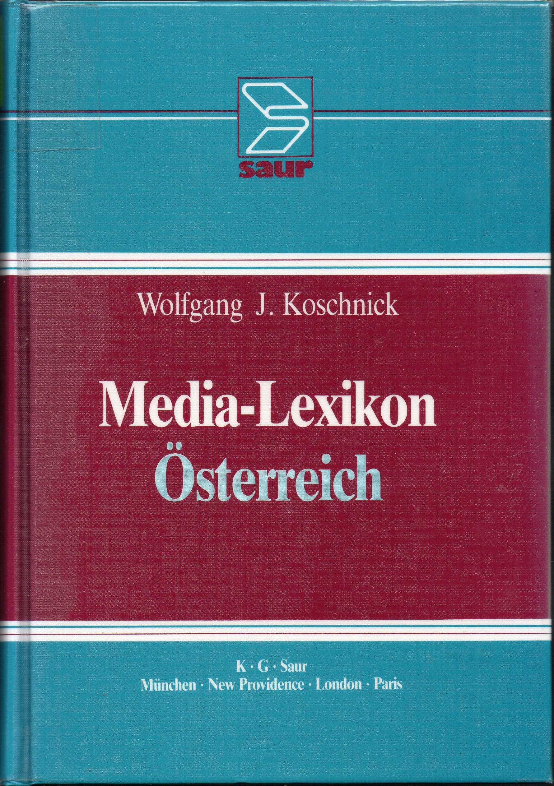 Media-Lexikon Österreich Books