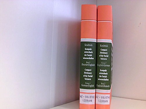 Product Image: Compact Dictionary of the Social Sciences