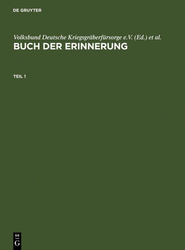 Buch der Erinnerung: Die ins Baltikum deportierten deutschen, österreichischen und tschechoslowakischen Juden General education