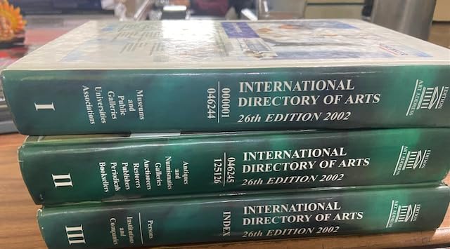International Directory of Arts /Internationales Kunst-Adressbuch /Annuaire International des Beaux-Arts / Annuario Internazionale delle Belle Arti /Annuari Internacional de las Artes: 2002 Film, Art & Culture
