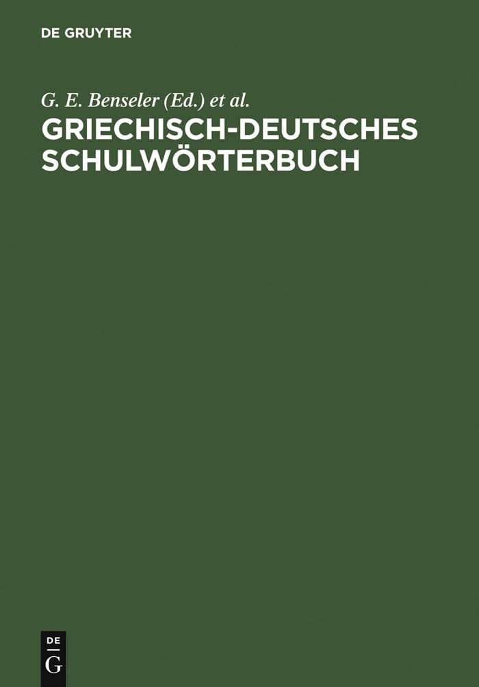 Product Image: Griechisch-deutsches Schulwörterbuch