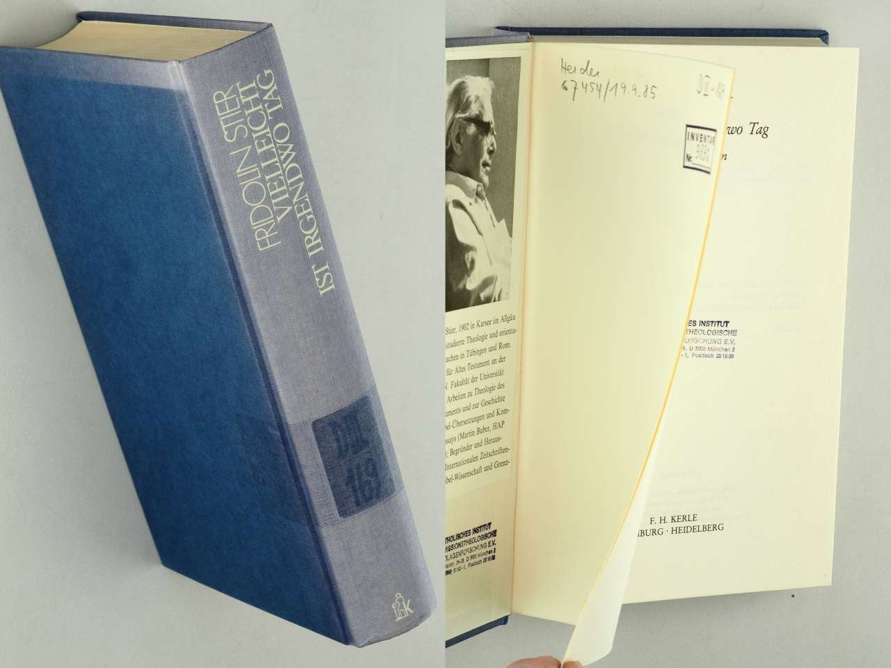Vielleicht ist irgendwo Tag. Aufzeichnungen Books
