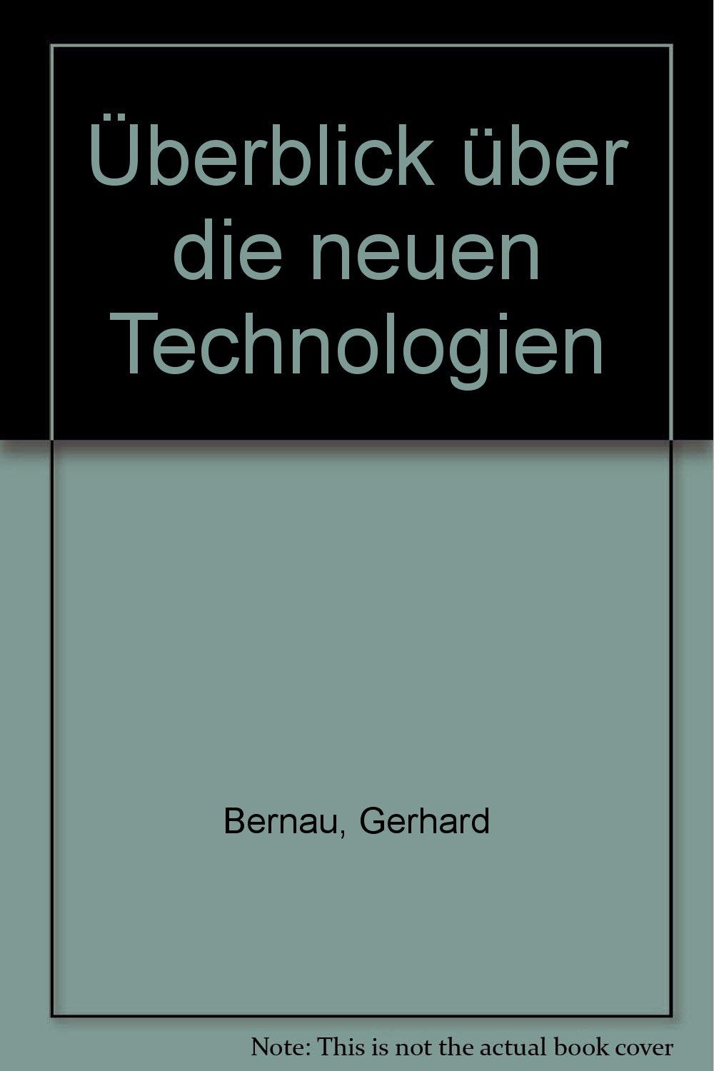 Überblick über die neuen Technologien Politics & History books