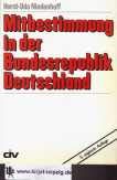 Mitbestimmung in der Bundesrepublik Deutschland Law
