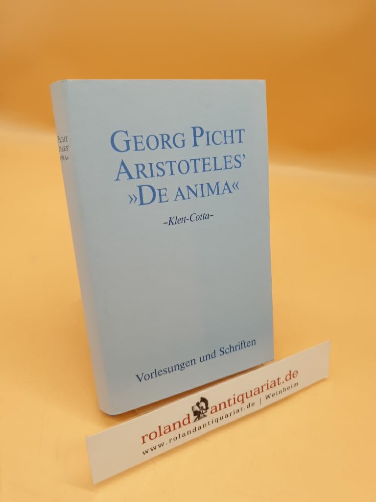 Aristoteles' "De anima": Einl. v. Enno Rudolph Philosophy