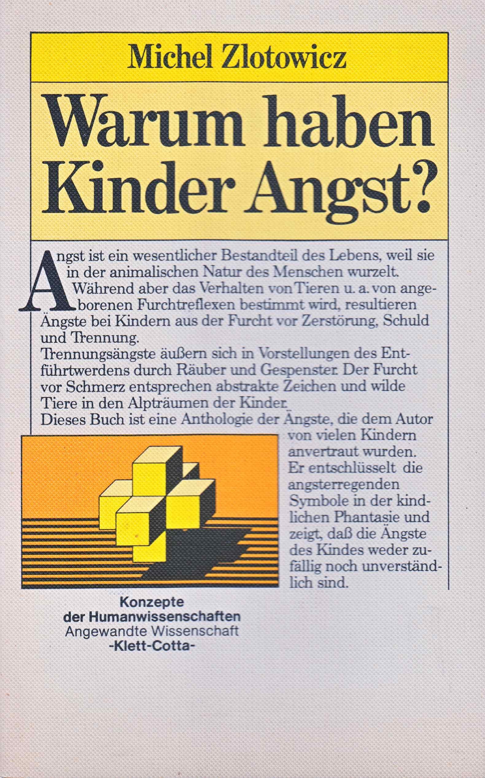 Warum haben Kinder Angst? Psychology