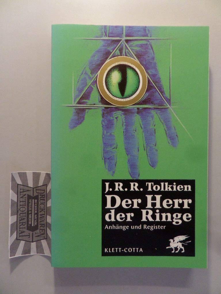 Der Herr der Ringe. Anhänge und Register: Annalen der Könige und Herrscher, Zeittafel: die Jahre der Westlande, Familienstammbäume, Auenland-Kalender, ... Register zur kartonierten Ausgabe im Schuber Contemporary literature Books