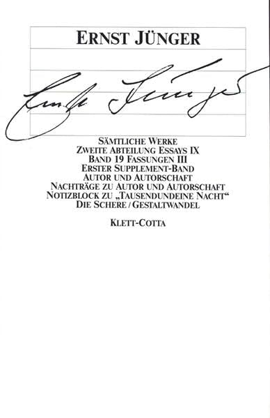 Sämtliche Werke. Werkausgabe in 22 Bänden, komplett / Supplement-Ausgabe (Sämtliche Werke. Werkausgabe in 22 Bänden, Bd. ?) Contemporary literature