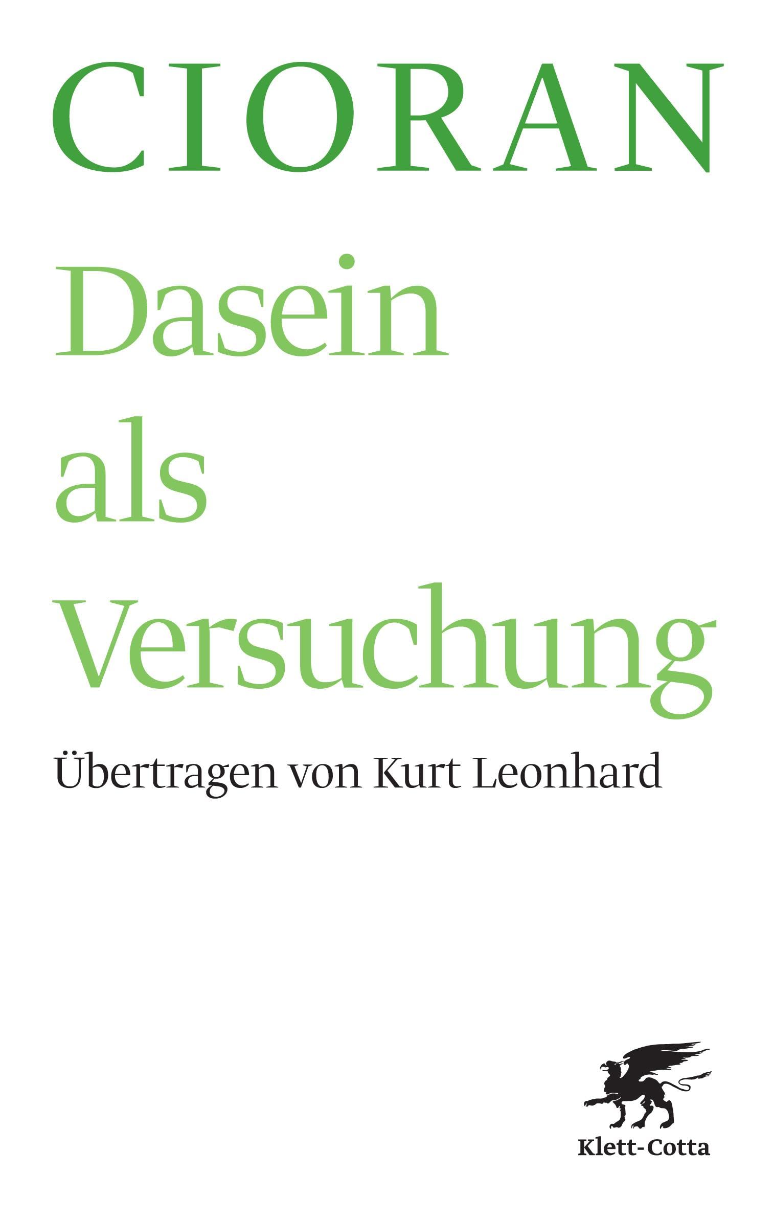 Product Image: Dasein als Versuchung