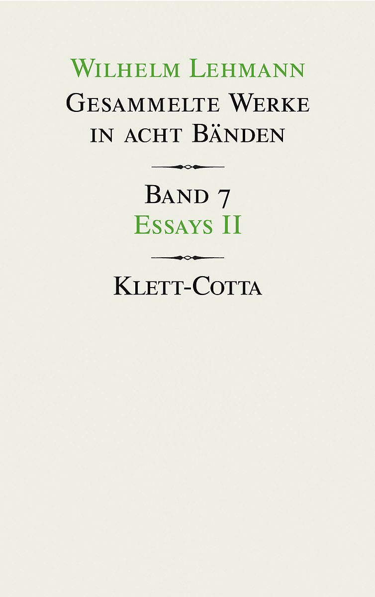 Gesammelte Werke in acht Bänden / Essays II (Gesammelte Werke in acht Bänden, Bd. 7): Band 7 Contemporary literature
