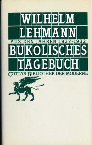 Bukolisches Tagebuch: Aus den Jahren 1927-1932 Personalities