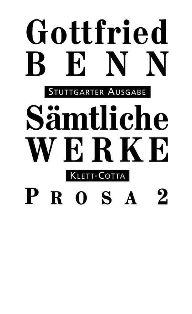 Sämtliche Werke - Stuttgarter Ausgabe. Bd. 4 - Prosa 2 (Sämtliche Werke - Stuttgarter Ausgabe, Bd. 4) Contemporary literature
