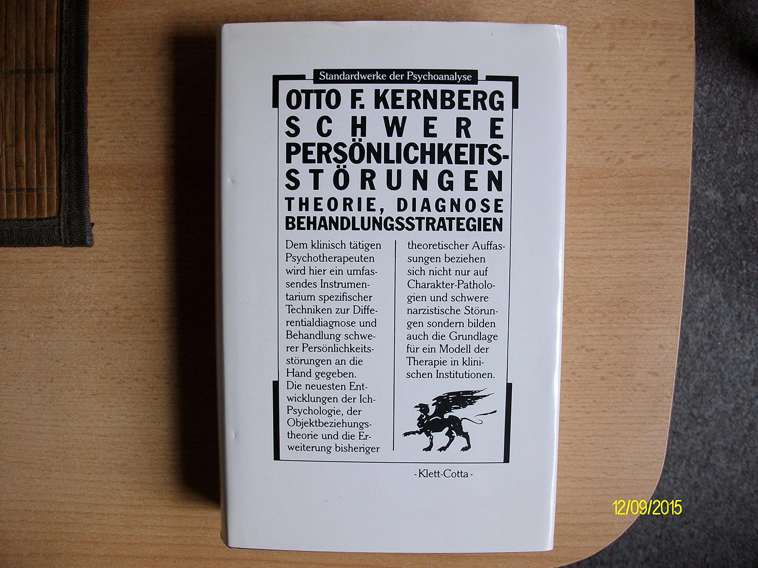 Schwere Persönlichkeitsstörung: Theorie, Diagnose, Behandlungsstrategien Medicine