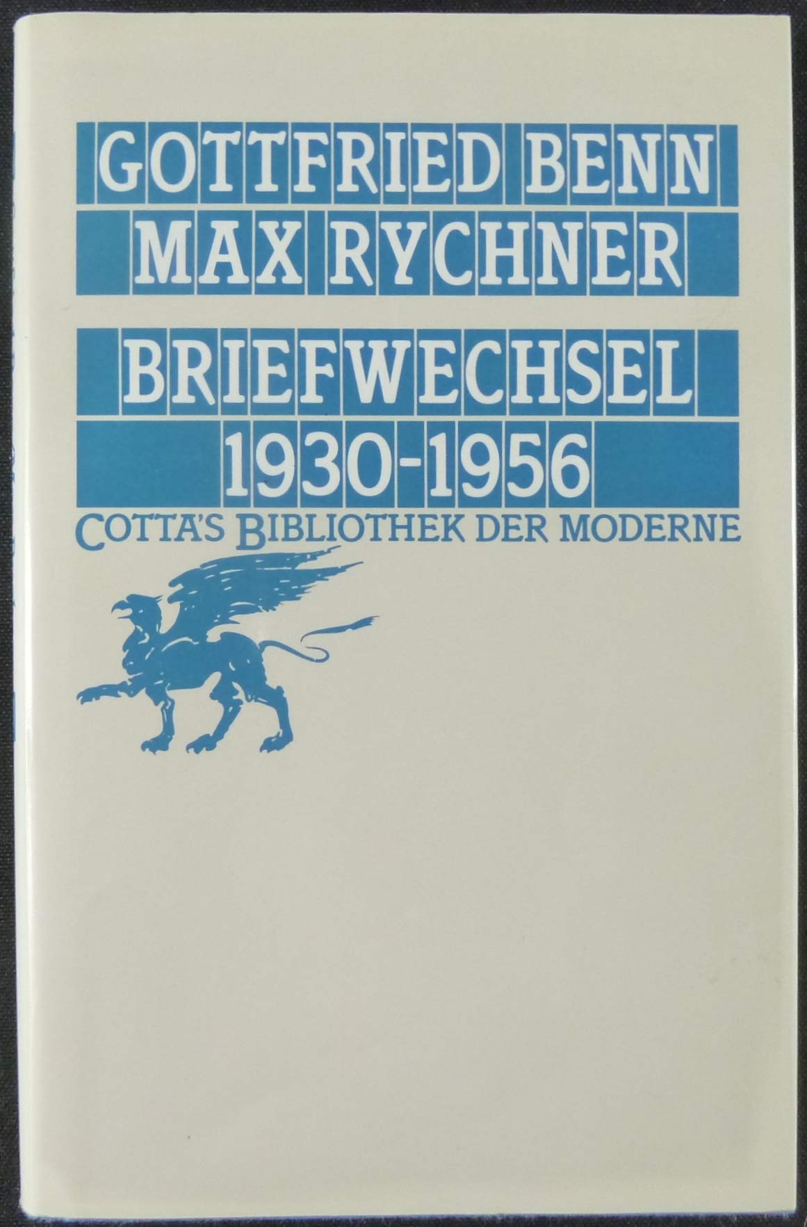 Briefwechsel 1930-1956 (Cotta's Bibliothek der Moderne, Bd. 47): Hrsg. v. Gerhard Schuster Essays & Short Stories