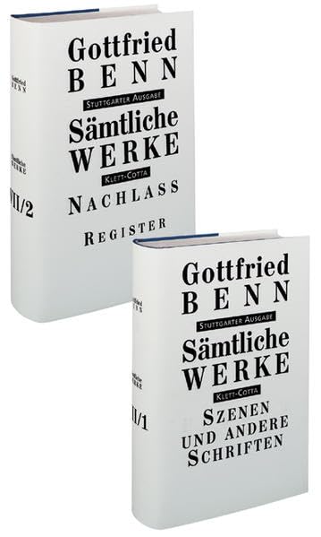 Szenen und andere Schriften / Nachlaß und Register: Szenen, Dialoge, 'Das Unaufhörliche', Gespräche und Interviews, Nachträge, Medizinische Schriften; ... und Notizen aus dem Nachlass, Register Fiction Books