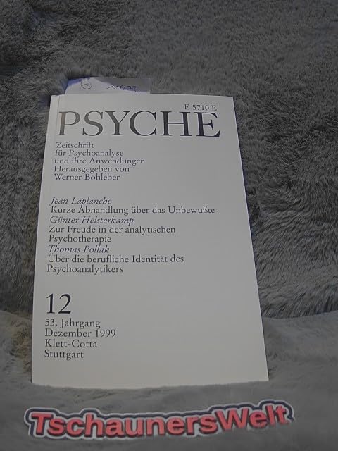 Product Image: Psyche 53. Jahrgang 1999, Heft 12.