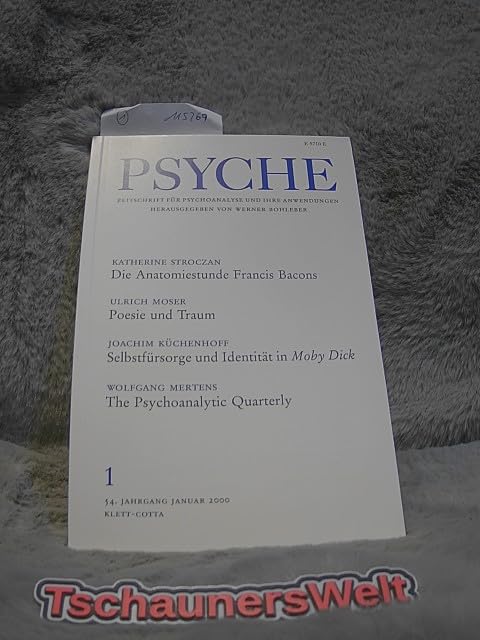 Psyche 54. Jahrgang 2000, Heft 1. Books