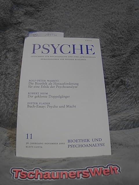 Psyche 11. Zeitschrift für Psychoanalyse und ihre Anwendungen. Books