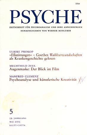 Psyche. Zeitschrift für Psychoanalyse und ihre Anwendungen. 59. Jahrgang, Band 5 Books