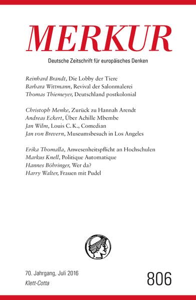 MERKUR Deutsche Zeitschrift für europäisches Denken - 2016-07 Books