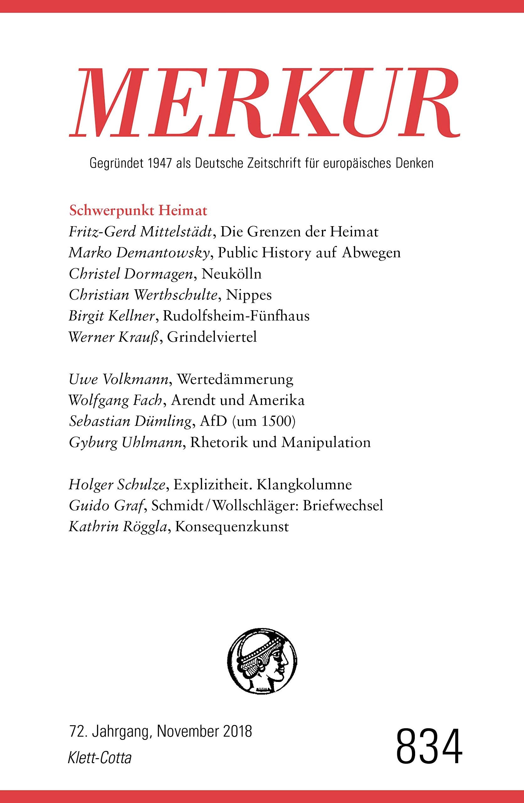 MERKUR 11/2018 Reference Books