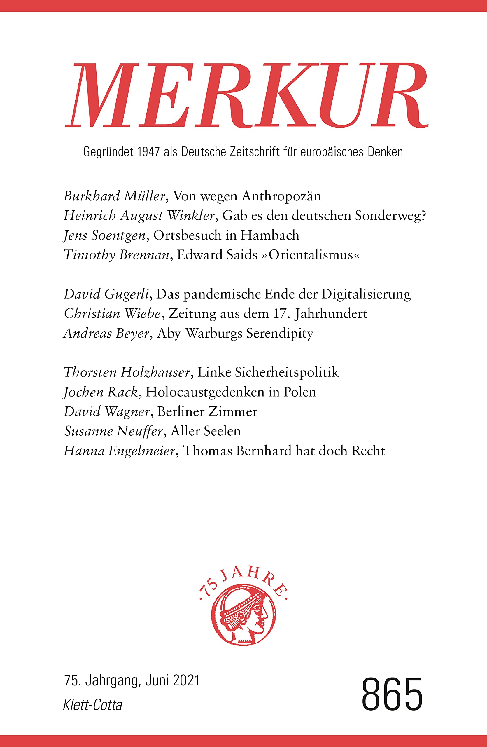 MERKUR 6/2021 Media & Communication Books
