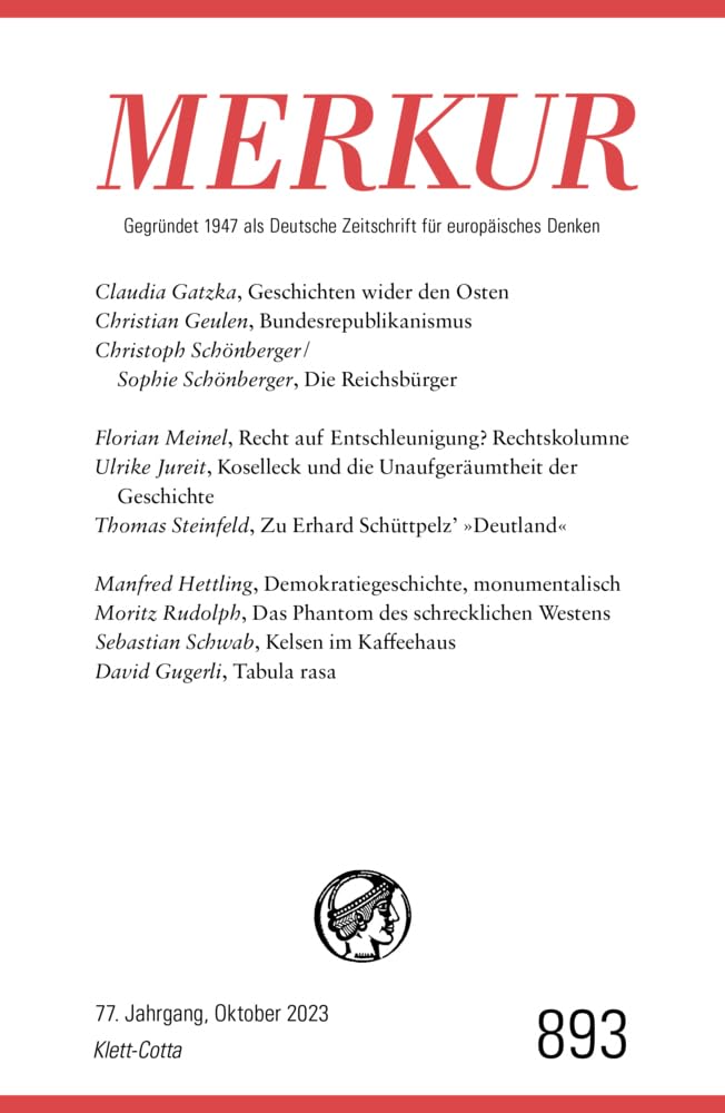 MERKUR  10/2023 Philosophy Books