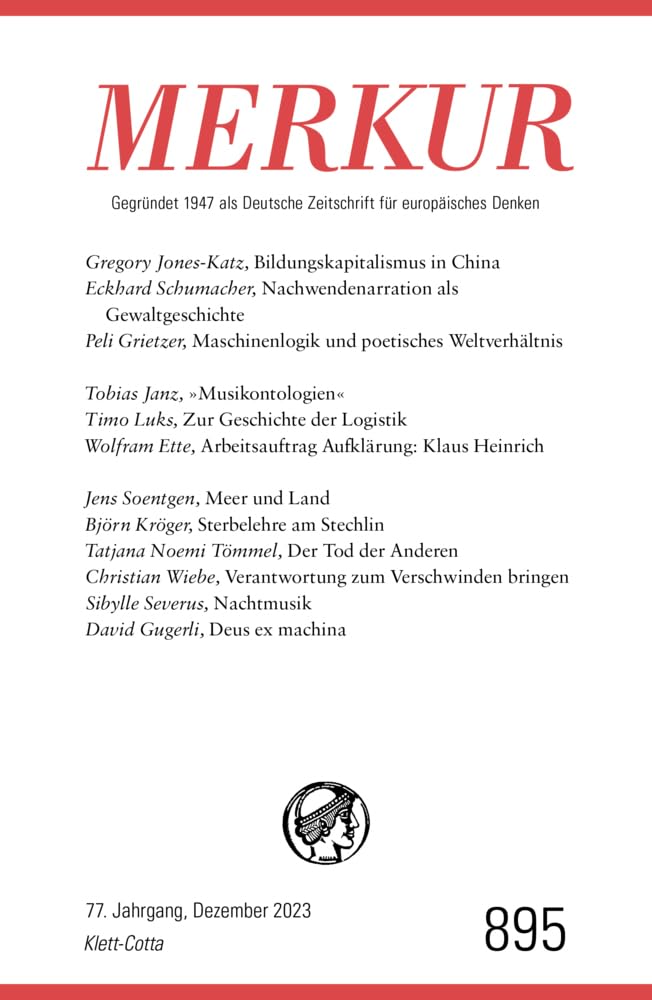 MERKUR  12/2023 Philosophy Books