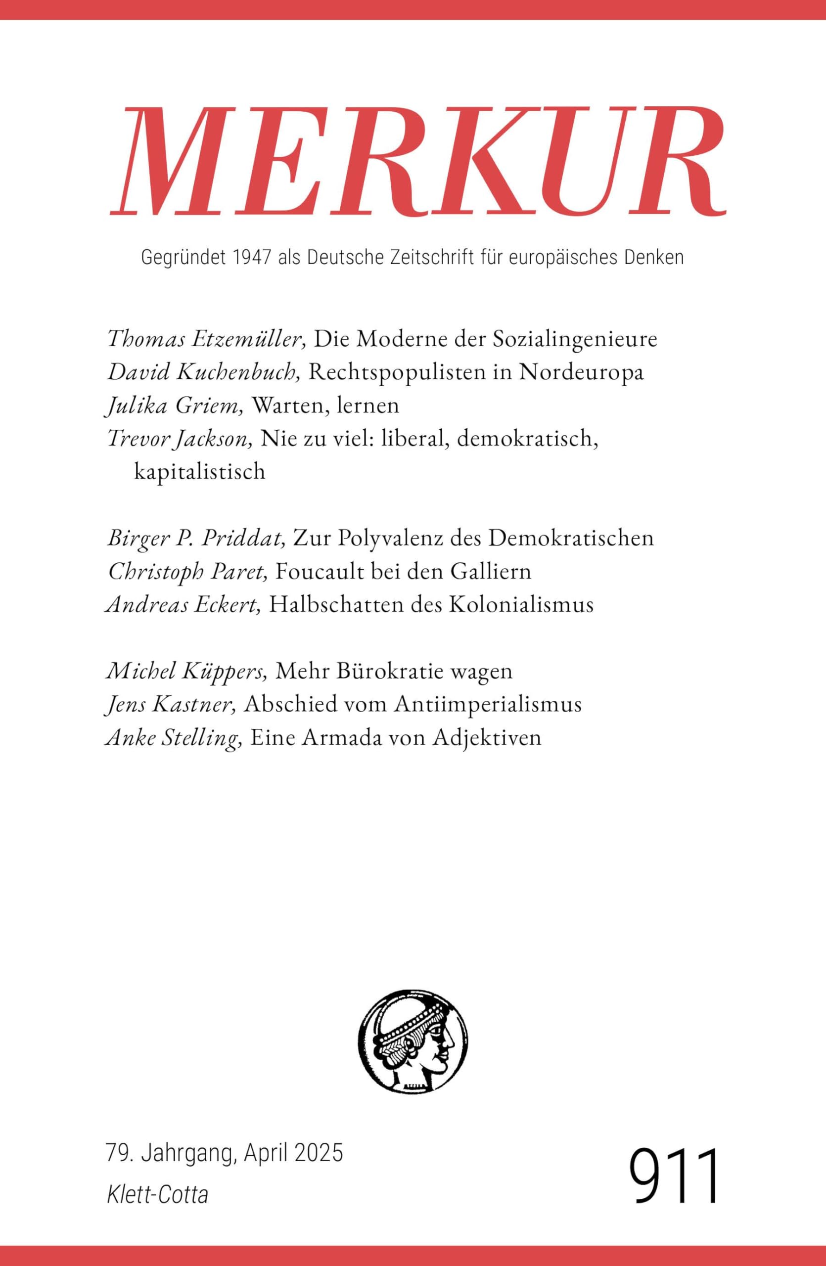 MERKUR 4/2025, Jg.79 Philosophy