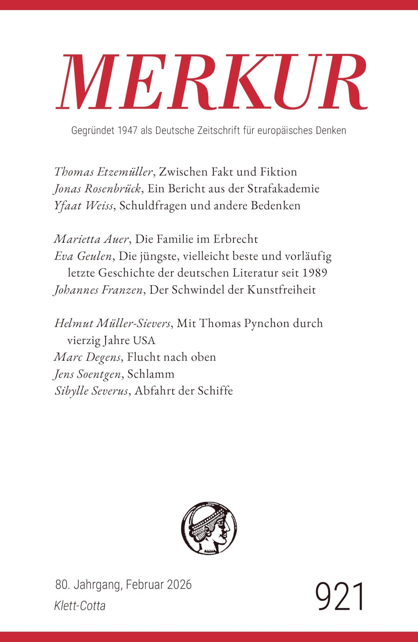 MERKUR 2/2026, Jg.80 Philosophy