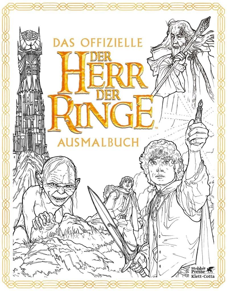 Das offizielle »Der Herr der Ringe«-Ausmalbuch Contemporary literature