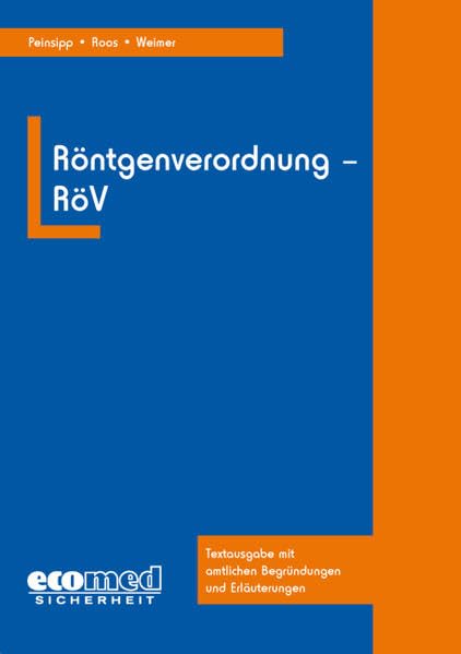 Röntgenverordnung Law Books