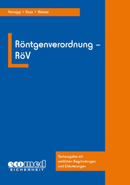 Product Image: Röntgenverordnung