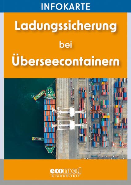 Infokarte Ladungssicherung bei Überseecontainern: Verpackungseinheit 10 Stück Law