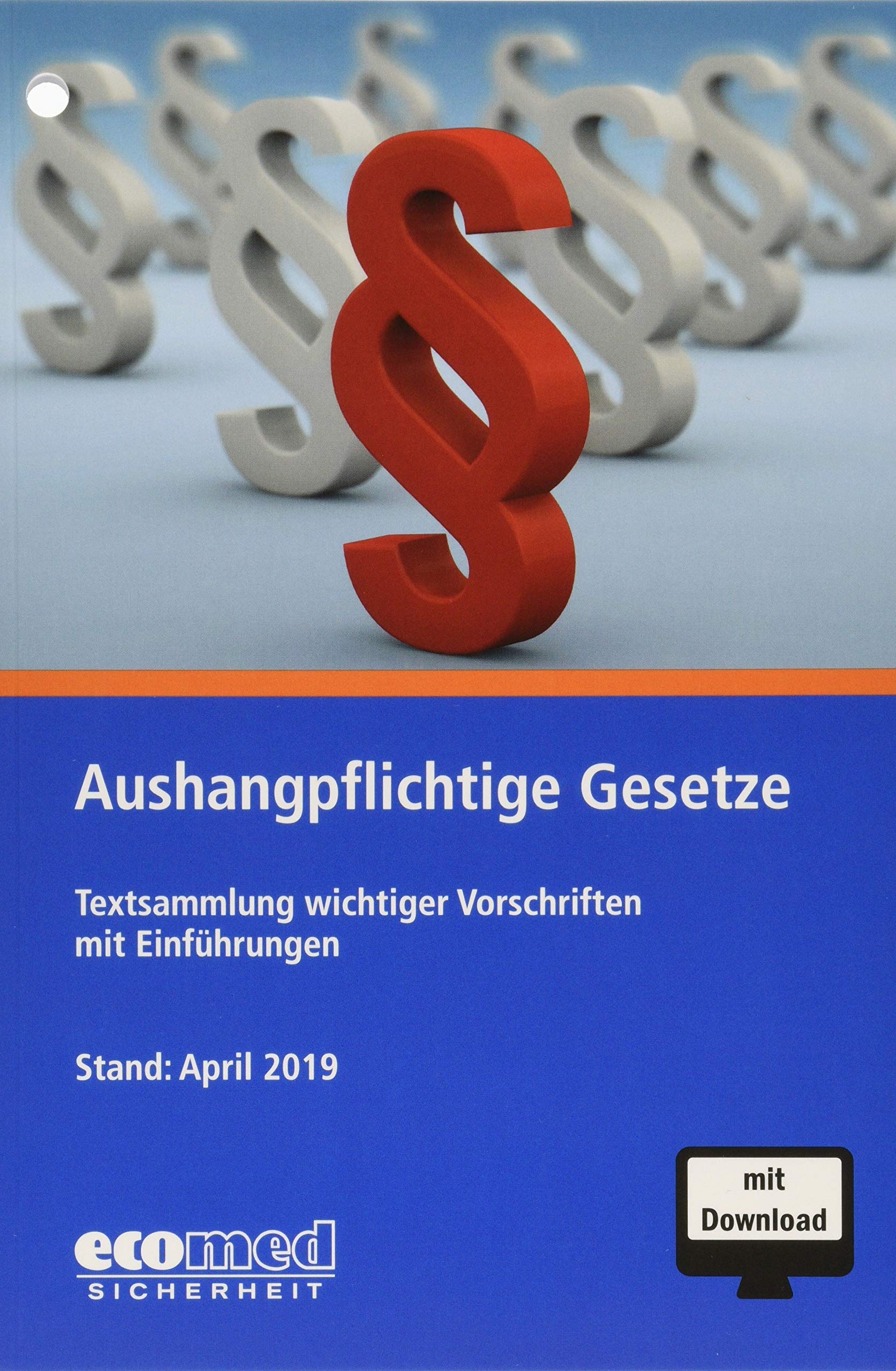 Aushangpflichtige Gesetze Law