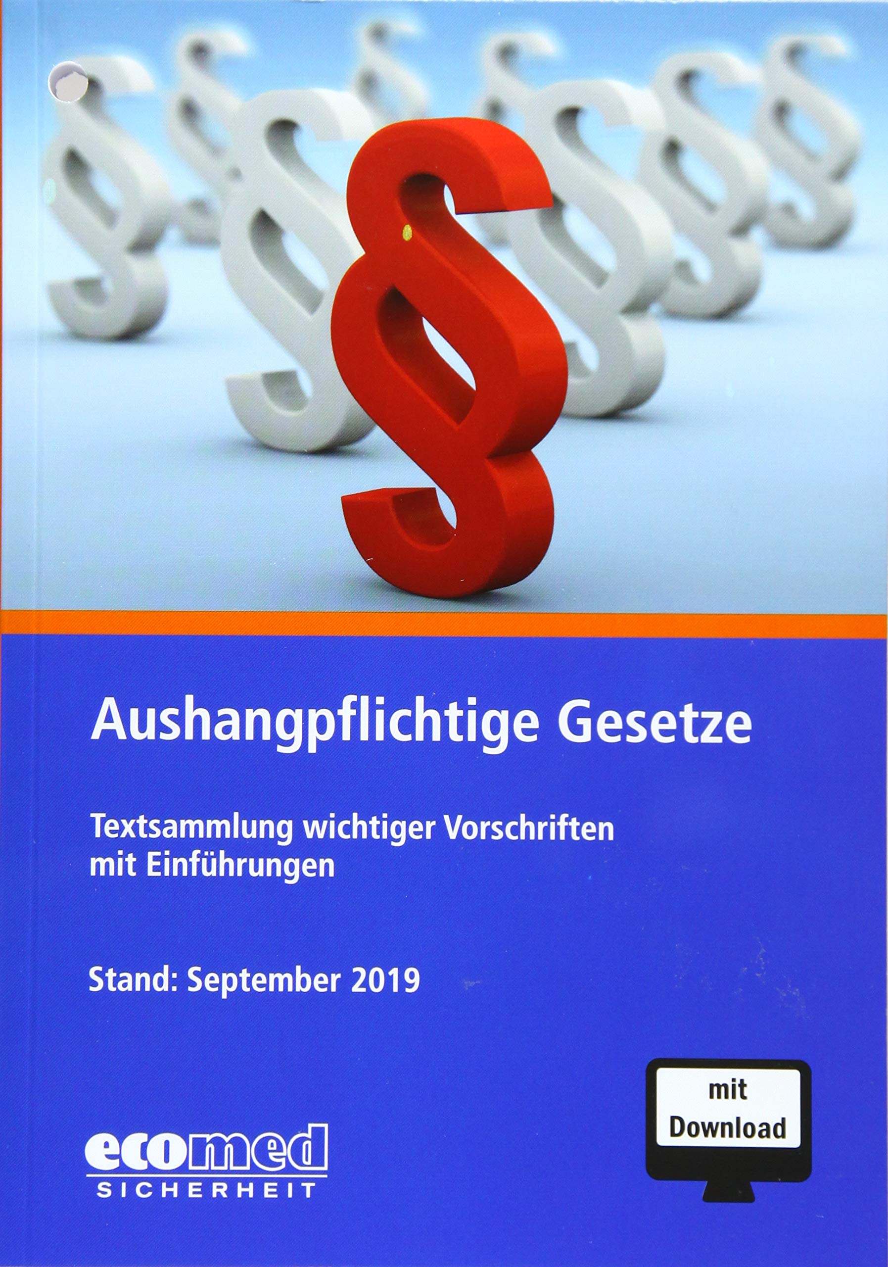 Aushangpflichtige Gesetze book