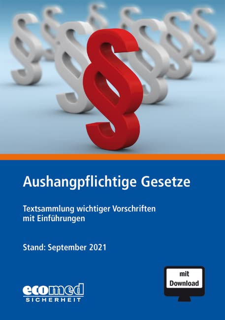 Aushangpflichtige Gesetze book