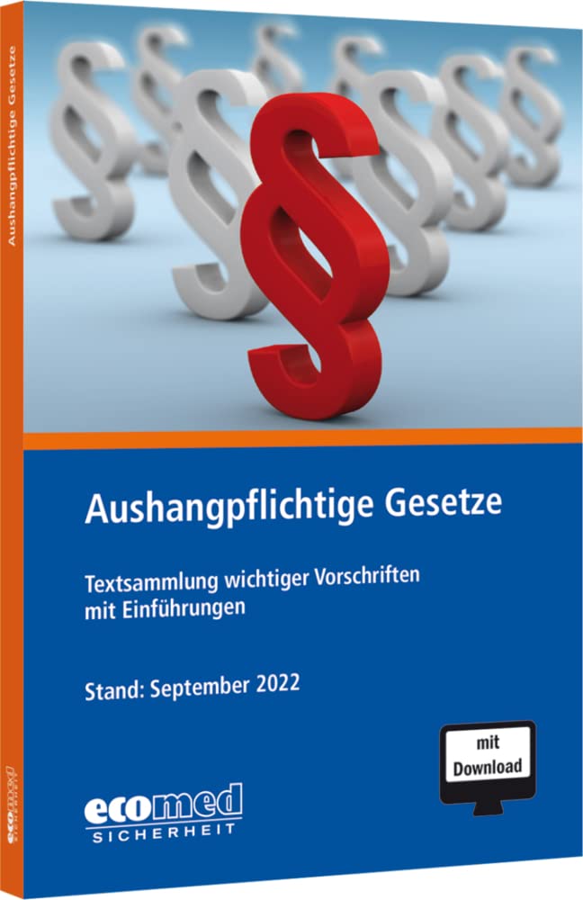 Aushangpflichtige Gesetze Law