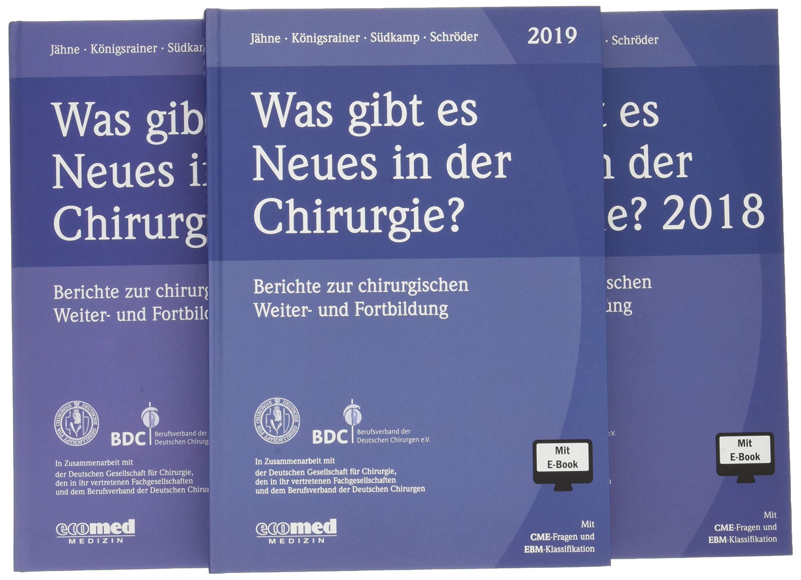 Was gibt es Neues in der Chirurgie? Jahresbände 2017, 2018, 2019: Mit Online-Zugang Medicine