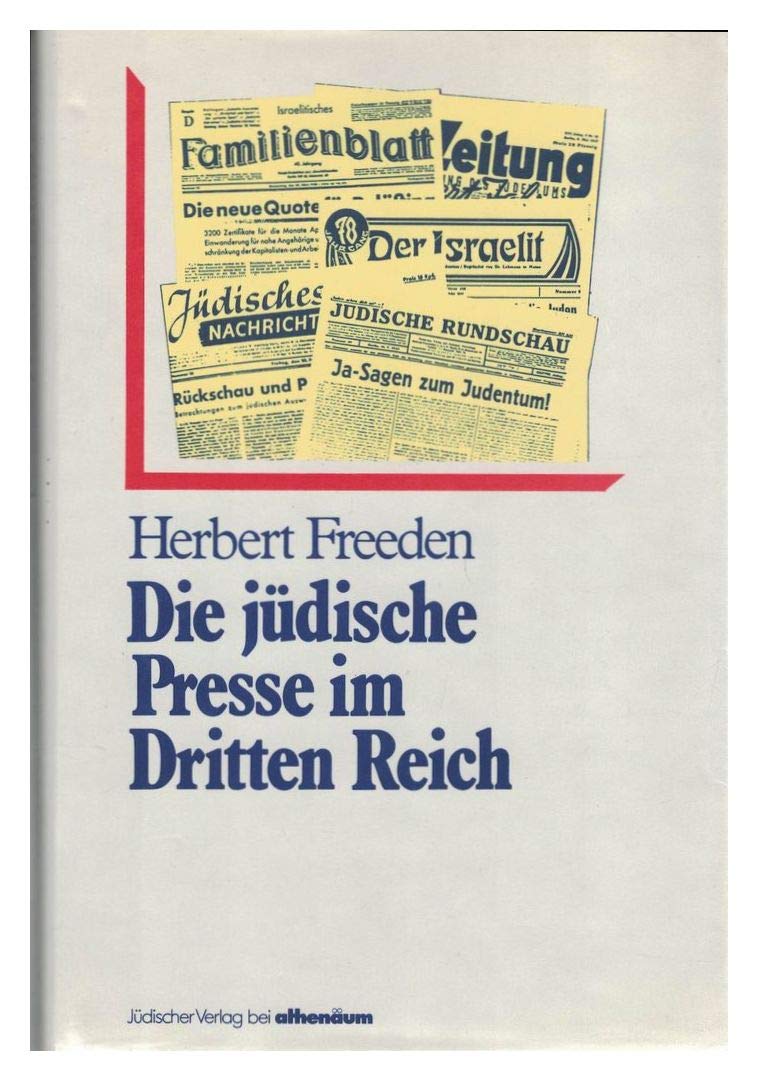 Die jüdische Presse im Dritten Reich. Books