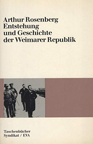 Entstehung und Geschichte der Weimarer Republik (4321 839). Books
