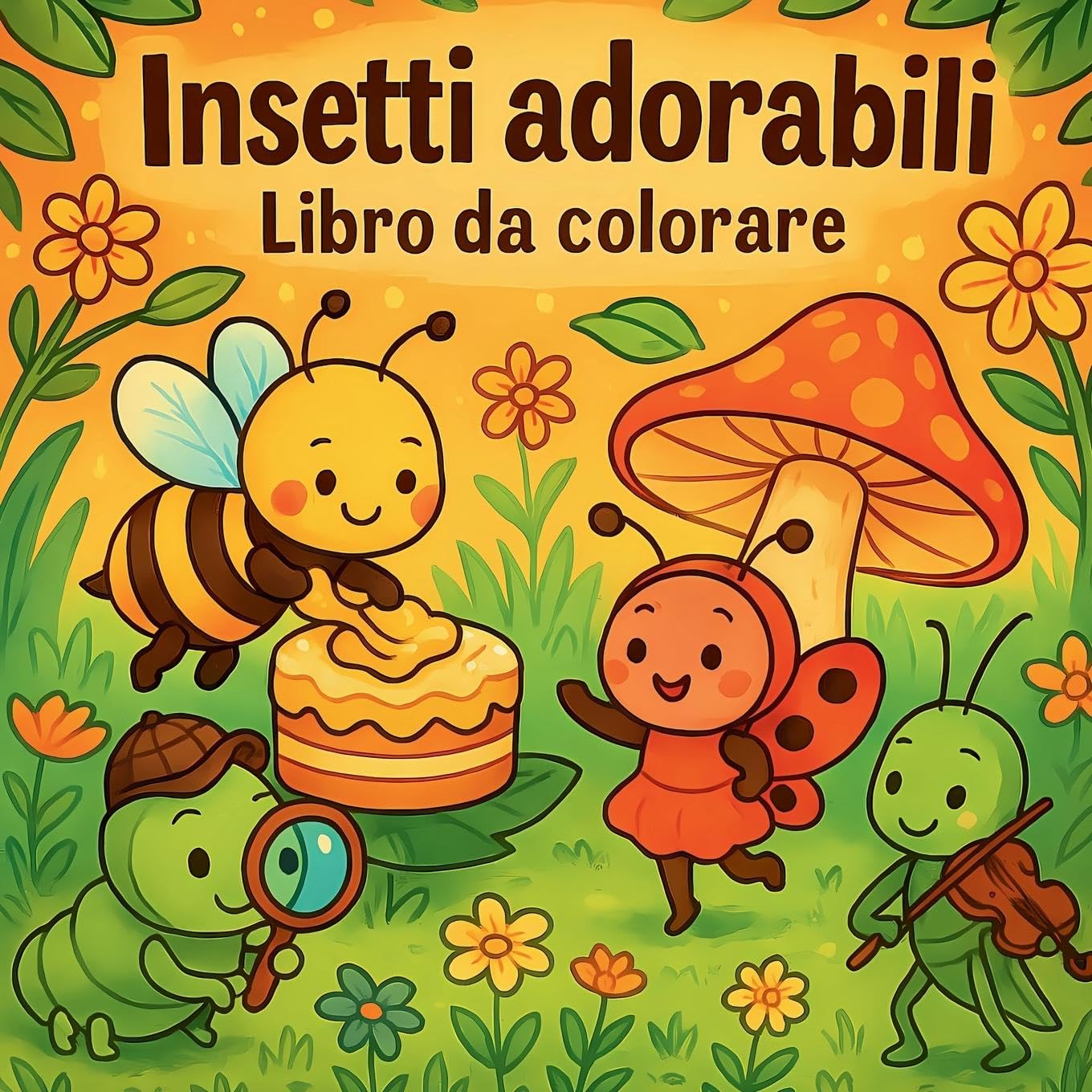 Insetti adorabili - Libro da colorare per bambini Tiptoi & Games